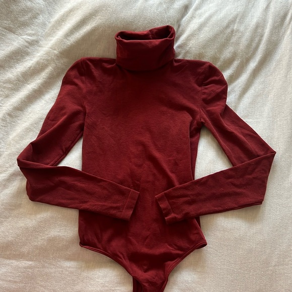 wolford burgundy bodysuit - Picture 4 of 13